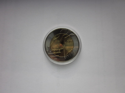Suomi 5 euro. Yleisurheilun MM-kilpailut 2005