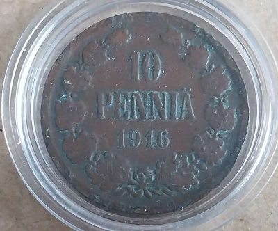 10 penniä 1916
