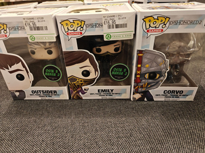 Dishonored Funko x3