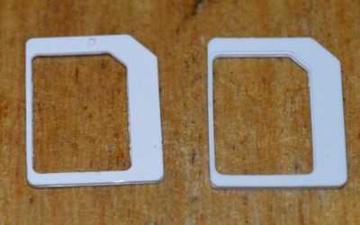 nano -micro sim adaptereita