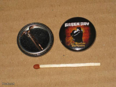 Green Day 21st Century Breakdown rintanappi 1" (l3)