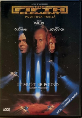 THE FIFTH ELEMENT - PUUTTUVA TEKIJÄ DVD