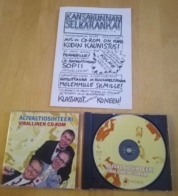 Alivaltiosihteeri virallinen CD-ROM + vihkonen