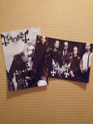 MAYHEM postikortti 2kpl  9cm x 13cm