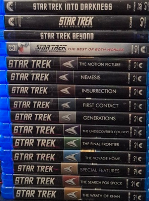 STAR TREK 15 KPL -Blu-Ray