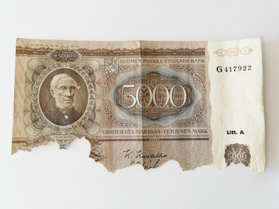 5000 Markkaa 1945 Litt A