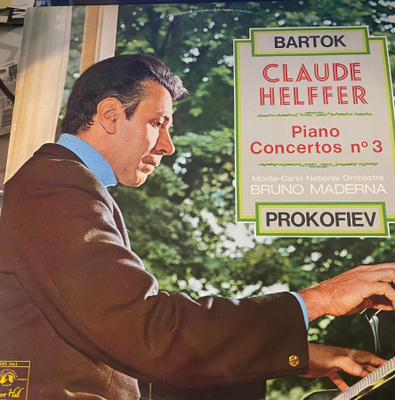 Claude Helffer, piano: Bartok, Projofiev LP