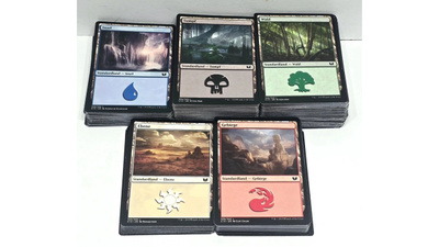 MTG - 280kpl German Commander 2015 basic landeja