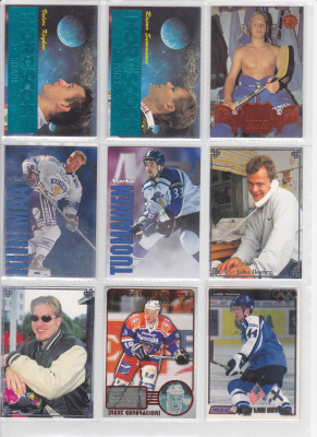 Cardset erikoiskortteja kausilta 1998 - 2013 alk0.50 EUR/kpl