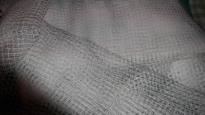Valkoinen verkkokangas 120x255cm