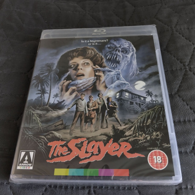 The Slayer Blu-Ray + DVD **muoveissa**