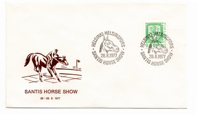 Helsinki: Horse show (erikoisleima 26.8.1977)
