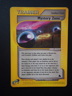 Pokemon kortti Mystery Zone Skyridge Uncommon