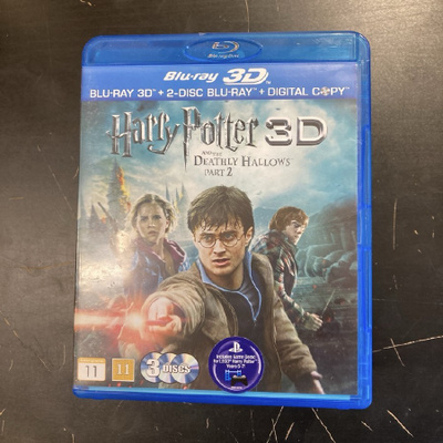 Harry Potter ja kuoleman varjelukset osa 2 Blu-ray 3D+BD