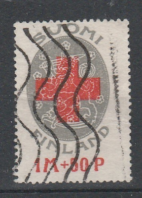 Suomi 1922, PR merkki 1mk+50p,  , leimattu