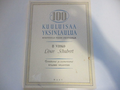100 KUULUISAA YKSINLAULUA