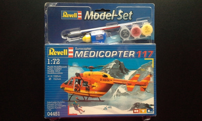 Eurocopter Medicopter 117 1:72, Revell 04451 rakennussarja