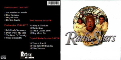 RADIO STARS radio sessions 1977-78 ...uk klassikko