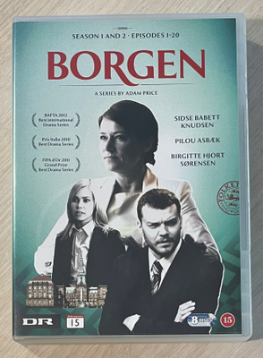 Vallan linnake (Borgen): Kaudet 1&2 (8DVD)