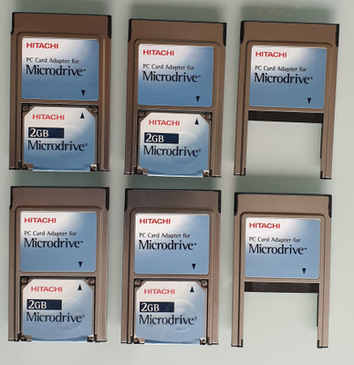 MicroDrive -- 1"  kovalevy -- Hitachi Micro Drive