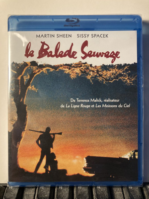 BADLANDS, BluRay, Malick, Sheen, muoveissa