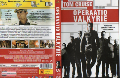OPERAATIO VALKYRIE (2008) (9 301) -FI- DVD (2) tom cruise