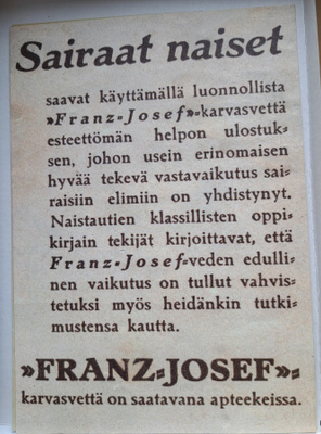 huumori: iso nostalgiakortti, Sairaat naiset, uusi
