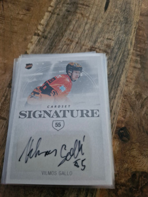 Vilmos Gallo cardset signature