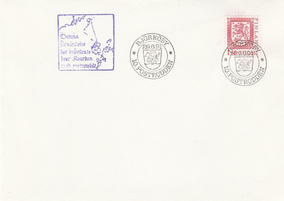 ERIKOISLEIMA , BJÖRKÖBY 29.6.1991, Postisoutu
