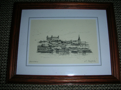 Bratislava litografia taulu