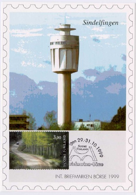 1999 tievihon hamm 13 1/4 postin Sindelfingen-kortilla