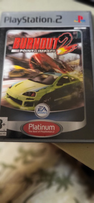 Burnout 2 Point of Impact peli cib platinum versio PAL