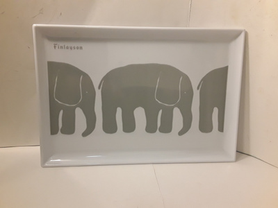 Finlayson Elefantti tarjotin. Harmaa