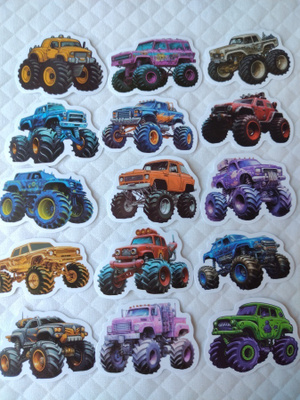 Monsteriauto tarrat 15kpl