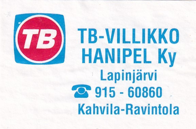 Lapinjärvi, TB- Villikko Hanipel Ky    8/6