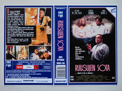 VHS Ruusujen sota –kansipaperi