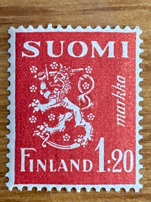 LEIJONAMALLI 1930 1,20MARKKAA**