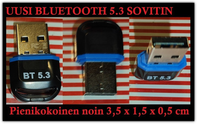 Uusi Bluetooth 5.3 USB-sovitin / Bluetooth-dongle