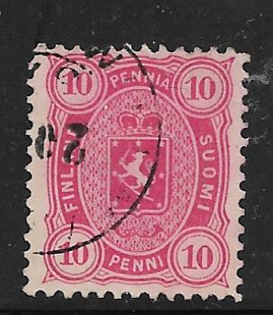 Nelilukuiset 1885 10p (LAPE 21) O