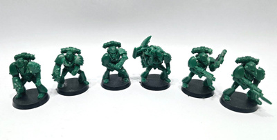 WH40K - 6kpl Space Marines (Rogue Trader) [K76]