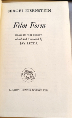 Sergei Eisenstein: Film form