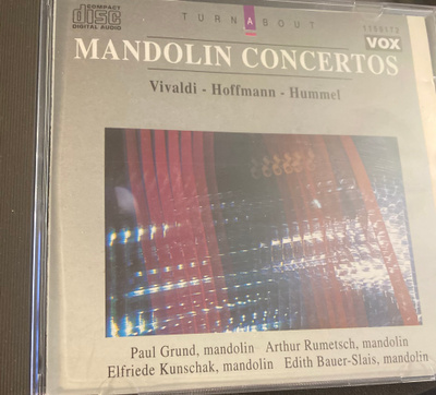 Mandolin Concertos 1994 cd