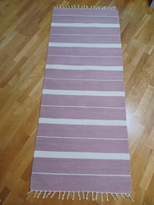 Räsymatto puuvillatrikoota 78x193 cm