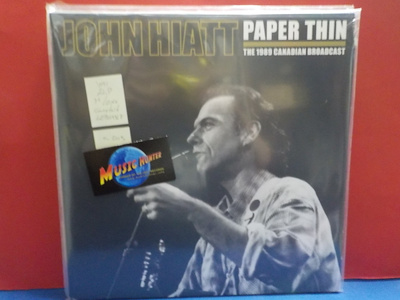 JOHN HIATT - PAPER THIN UUSI M/EX+ EU 2013 2LP