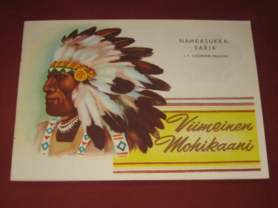 Viimeinen mohikaani, tyhjä keräilyvihko, hieno!