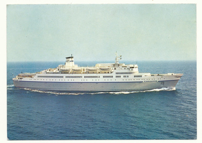 Laivakortti FINNHANSA  - kulk. 1971