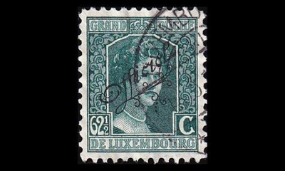 Luxemburg 103 o Virkamerkki 62½ C (1915)