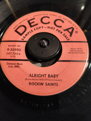 ROCKIN' SAINTS,DECCA 30990