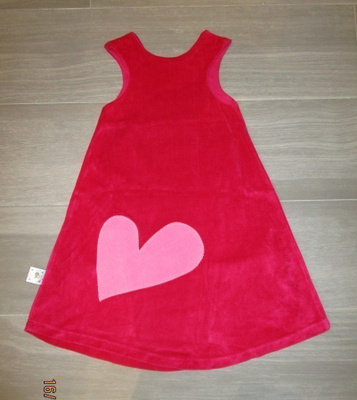 Tinttu liivimekko 110/116cm, UUSI!