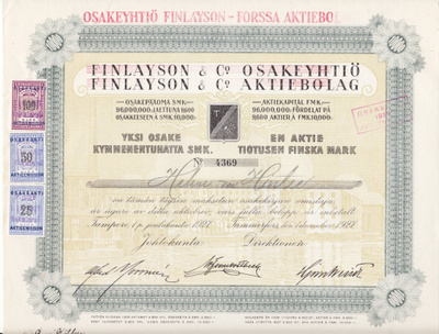 OKK 1927 Finlayson & Co Oy, Tampere